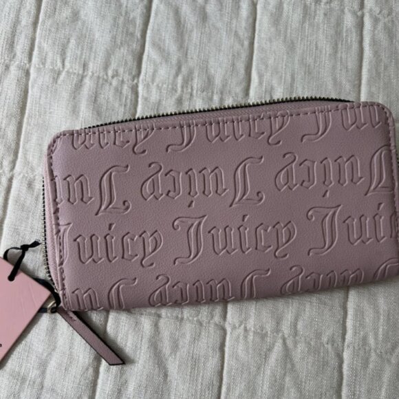 Juicy Couture Dusty Blush Bow Wallet - Picture 2 of 4